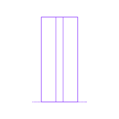 Buildings Exterior Doors Solid Entry Door Flush Striped Center Sketch Drawing Svg, Free Vectors File